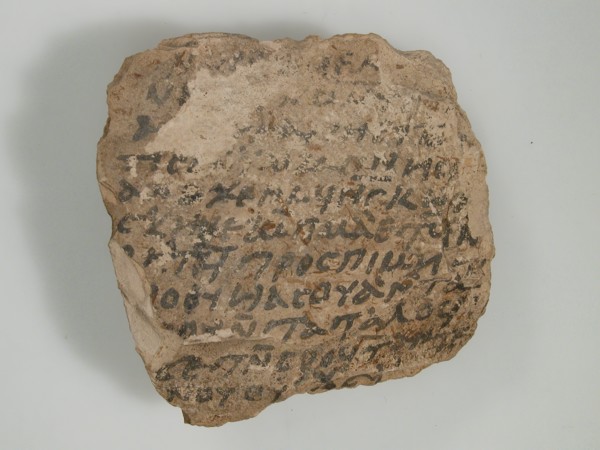 Ostrakon with a Letter, Coptic, 580-640.
