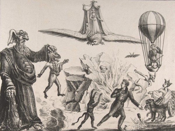 Monsters, Monkeys, and Men, ca. 1820.