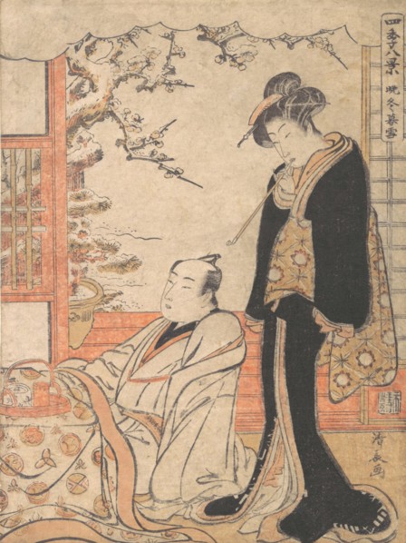 Evening Snow at Banto, ca. 1779.