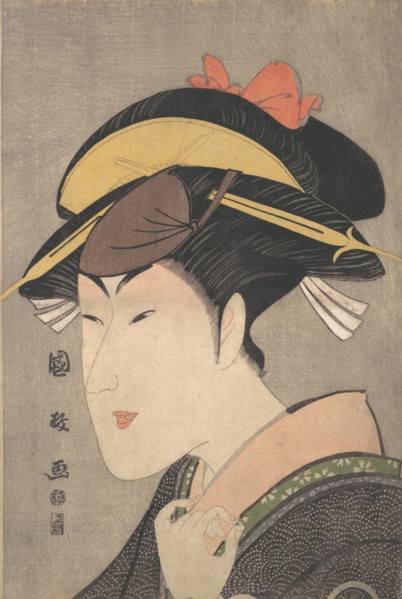 The Actor Matsumoto Yonesaburo in a Woman's Role, late 1790s.