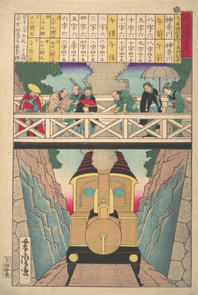 Solitary Traveler's Guide to Railway, 19th century.
