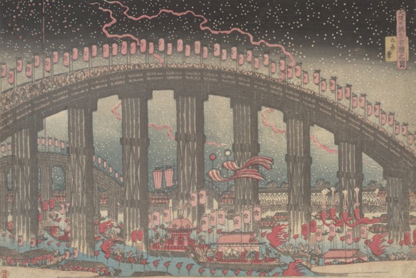 The Tenmangu Festival at Osaka, 1834.