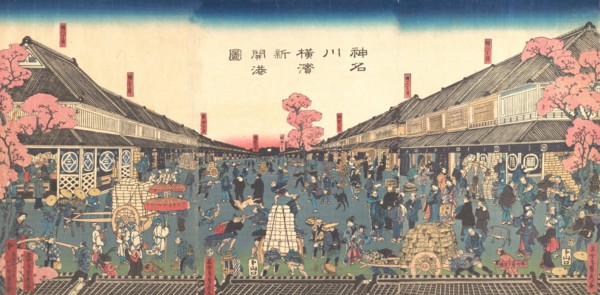 ?The Newly Opened Port of Yokohama in Kanagawa Prefecture? , 2nd month, 1860.