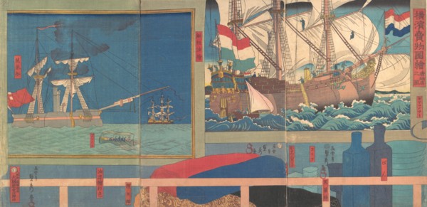 Curio Shop in Yokohama, 3rd month, 1860.