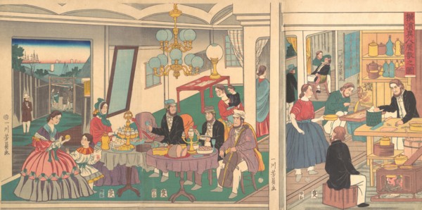A Foreign Residence in Yokohama, 1st month, 1861.