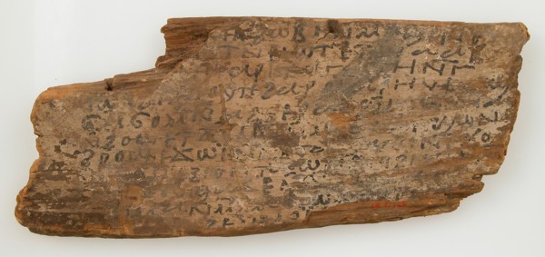 Ostrakon, Coptic, 600.