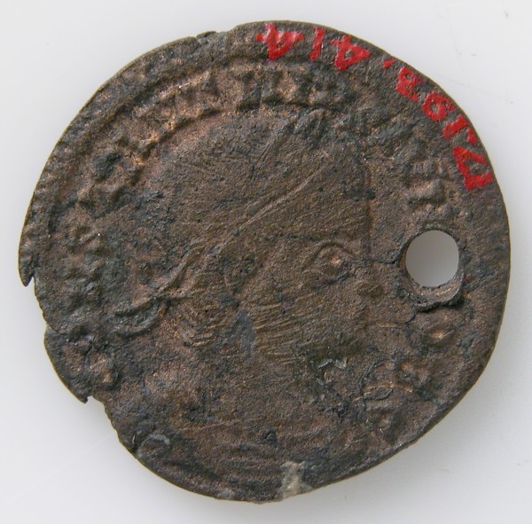 Coin, Byzantine, 4th century.