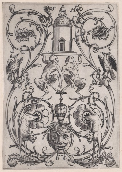Ornamental Panel, ca. 1514-36.
