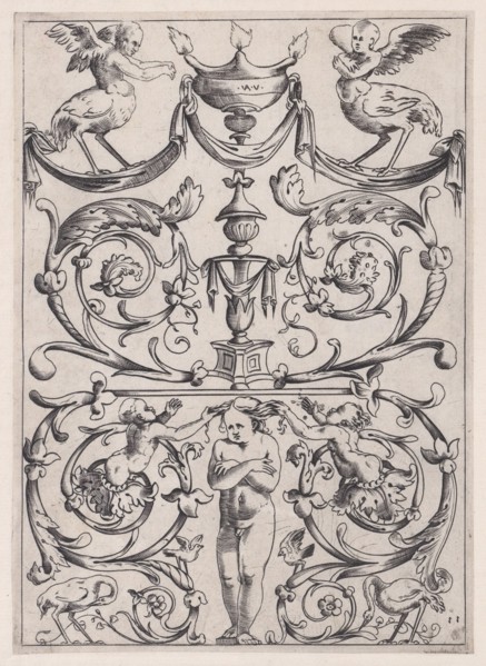 Ornamental Panel, ca. 1514-36.