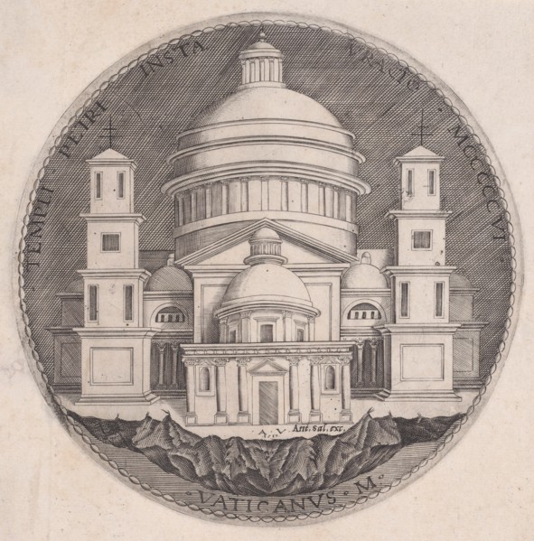 Saint Peter's Basilica, dated 1517.