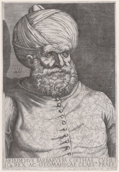 Portrait of Barbarossa, 1535.