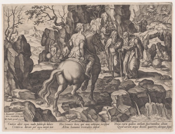 Amassing Knowledge, from The Course of Human Life, 1570.