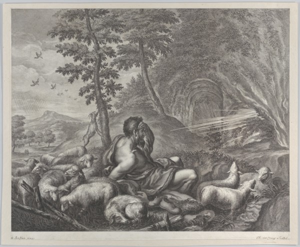 Jacob guarding Laban's flock, 1613-24.