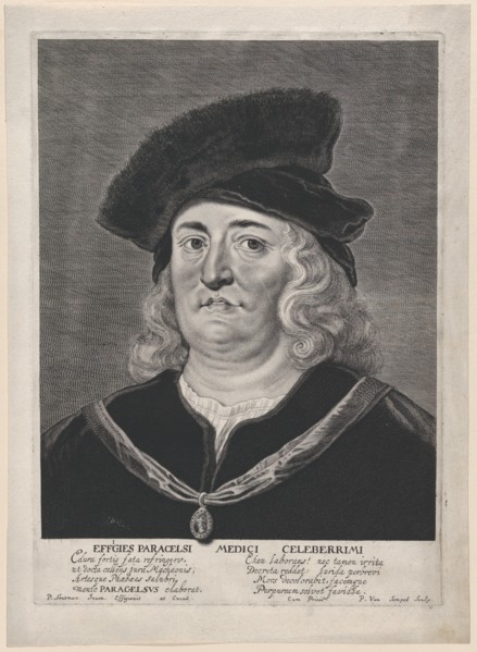 Portrait of Theophrastus Paracelsus, 1615-43.