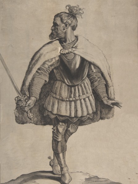 Svevus, from the series Peplus, sive Gothorum, Heruolorum..., 1650.