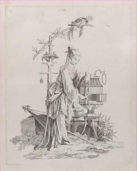 Air, from The Four Elements, 1738-49.