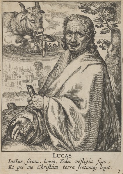 Luke, from The Four Evangelists, 1610-20.