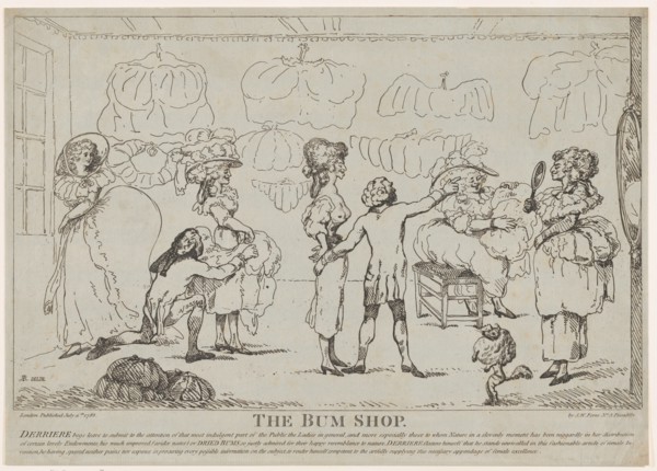 The Bum Shop, July 11, 1785.