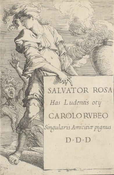 Frontispiece for the series of 'Figurine', ca. 1656-1657.