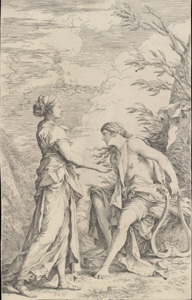 Apollo and the Cumaean Sibyl, ca. 1661.