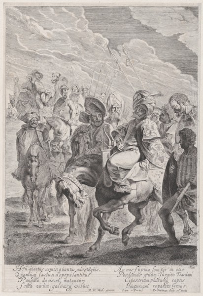 A Turkish Prince on Horseback, ca. 1620-25.