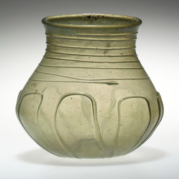 Globular Beaker with Trails, Anglo-Saxon, 5th-7th century.