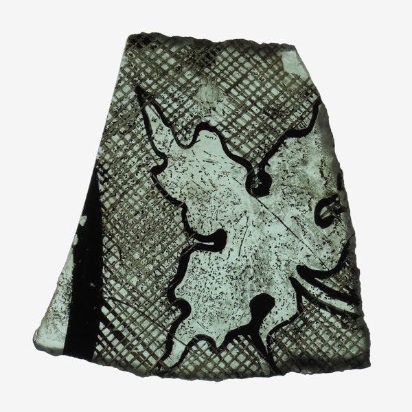 Glass Fragment, British, 14th century.