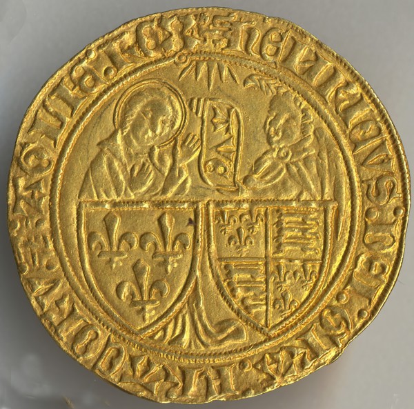 Quarter Noble of Henry VI (1422-61), British, 15th century.
