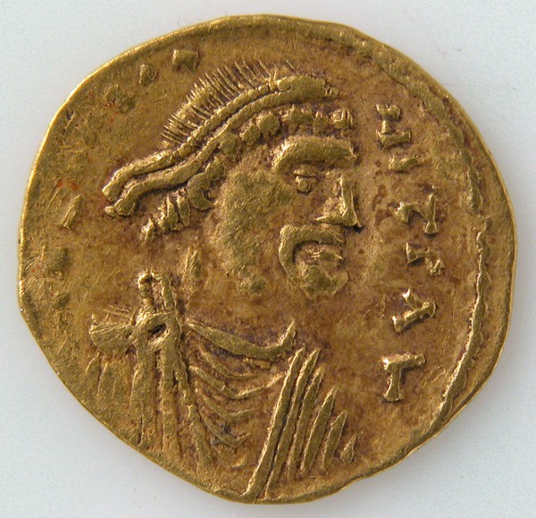 Tremissis, Byzantine, ca. 668-685.