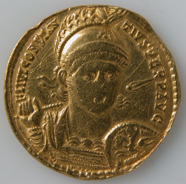 Solidus of Constantius II (Sole Emperor, 353-361), Byzantine, 353-361.