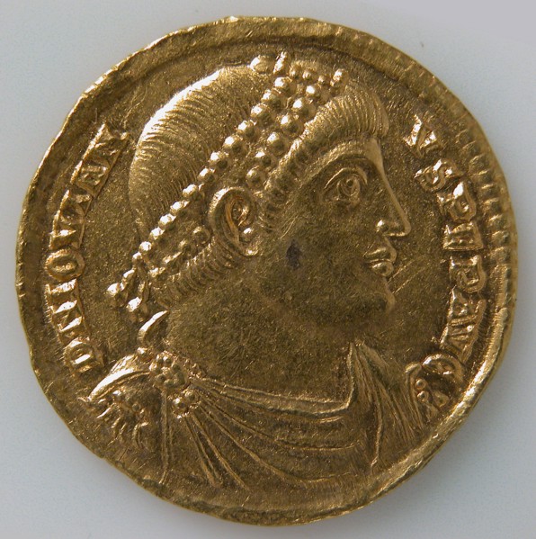 Solidus of Jovian (r. 363-364), Byzantine, 363-364.