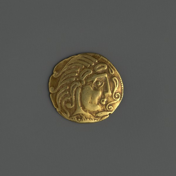 Gold Coin of the Parisii, Celtic, last quarter 2nd century B.C.