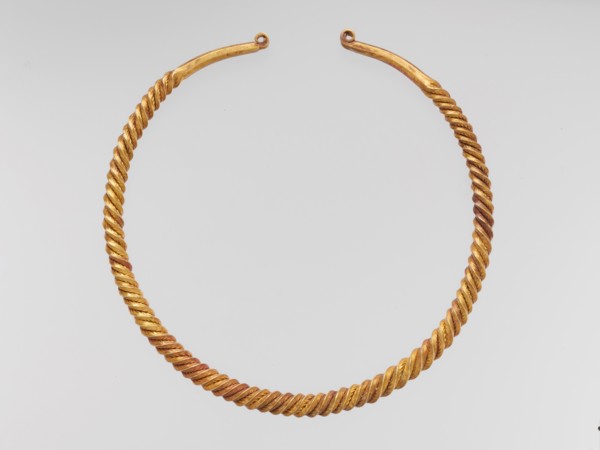 Gold Neck Ring, Celtic, 6th-4th century B.C.