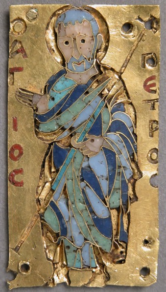 Plaque with Saint Peter, Byzantine, 11th century.