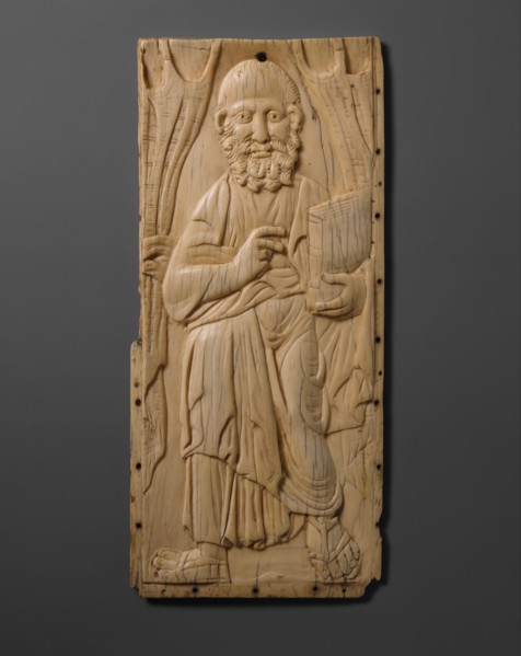 Panel with St. Peter or St. Paul (?), Byzantine, 500s.