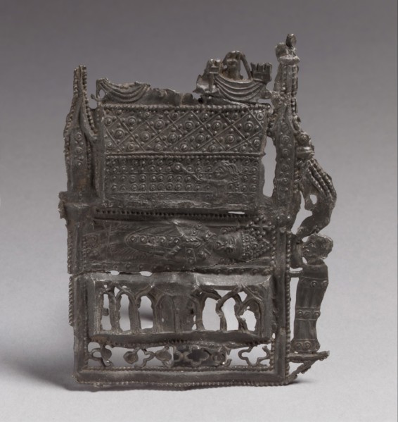 Pilgrim's Badge of the Shrine of St. Thomas Becket at Canterbury, British, 1350-1400.