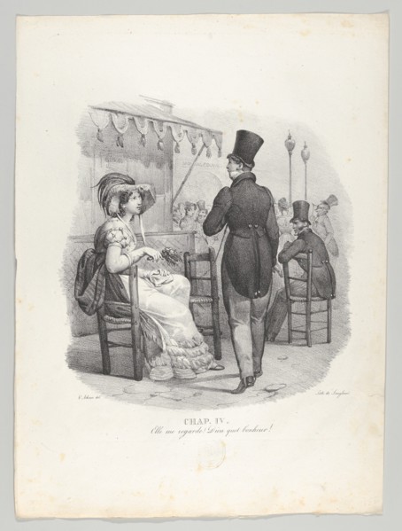 Chap. IV: Elle me regard! Dieu quel bonheur! (She notices me! What happiness!), 1824.