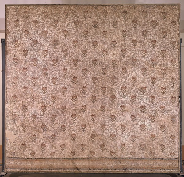 Section of a Marble Mosaic Bathhouse Floor, Byzantine, 537/538.
