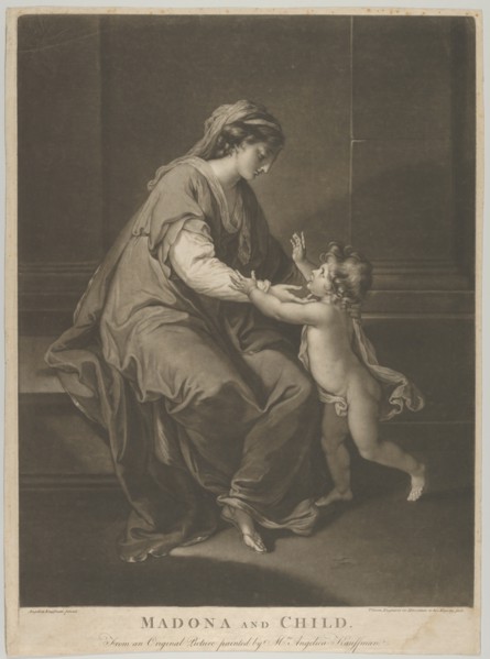 Madonna and Child, December 3, 1774.