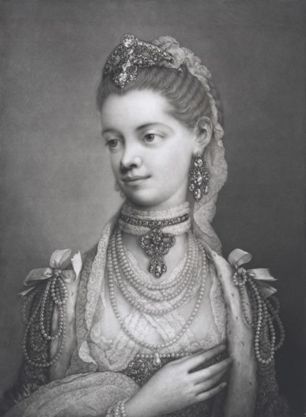 Her Most Excellent Majesty Charlotte, Queen of Great Britain, 1762.