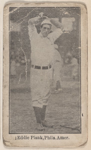 Eddie Plank, Philadelphia, American League, from the Baseball Players set (W500), ca. 1915.