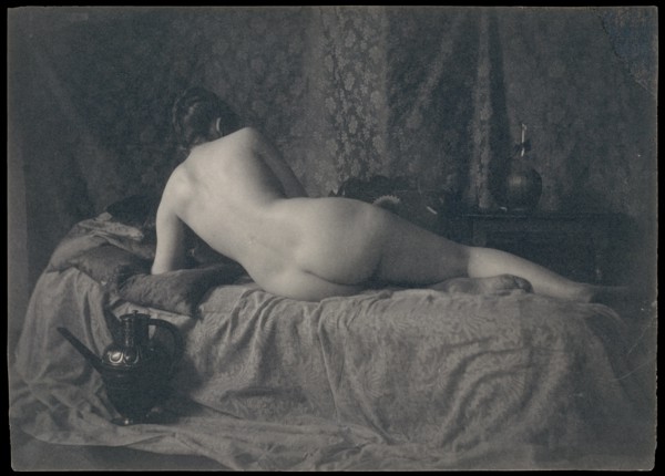 [Female Nude from the Back], 1870s.