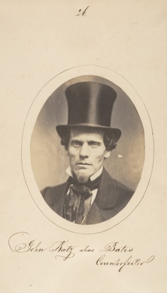 Rogues, a Study of Characters, 1857. [John Batz alias Bates, Counterfeiter].