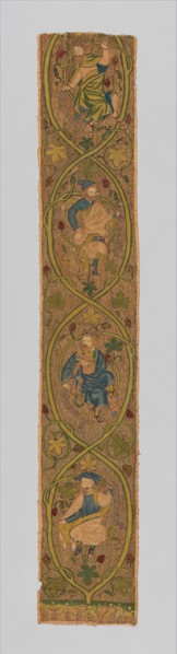Orphrey, British, third quarter 14th century.