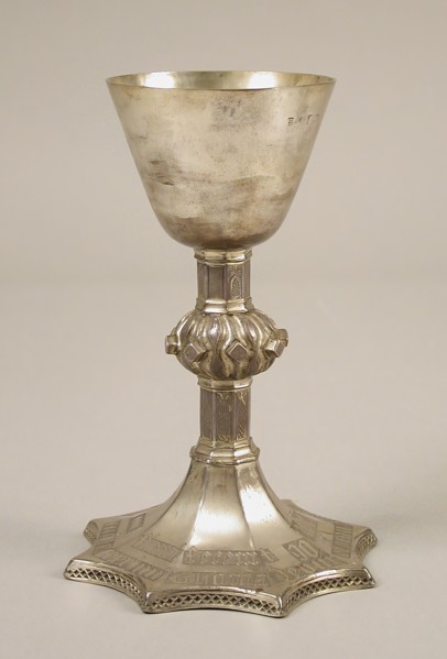 Chalice, Irish, early 20th century (original dated 15th century).