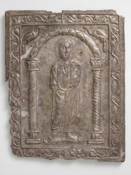 Plaque with Saint Paul, Byzantine, 550-600.