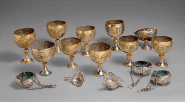 The Attarouthi Treasure, Byzantine, 500-650.