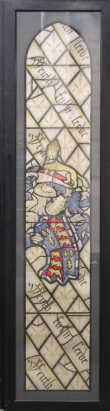Panel with Coat of Arms, British, early 20th century (original dated 15th century).