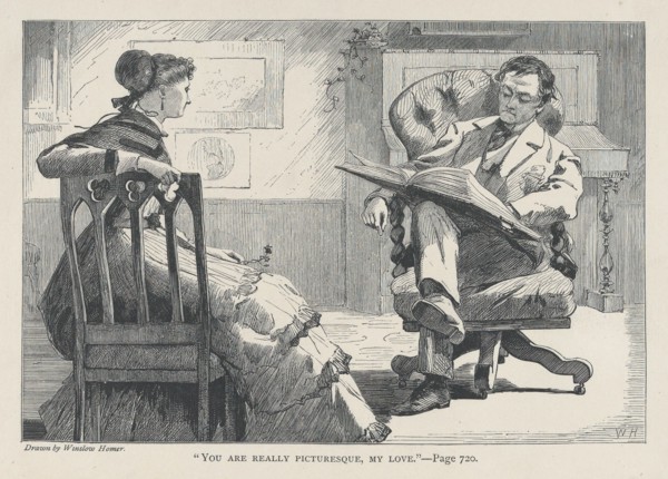 You Are Really Picturesque, My Love (The Galaxy, An Illustrated Magazine of Entertaining Reading, Vol. V), June 1868.