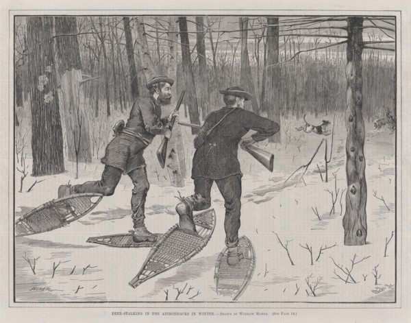 Deer-Stalking in the Adirondacks in Winter (Every Saturday, Vol. II, New Series), January 21, 1871.